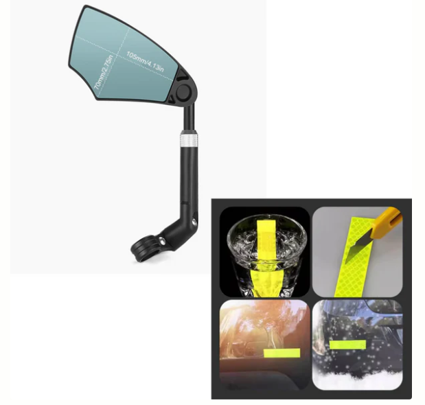 Anti-Glare Foldable Bike Mirror