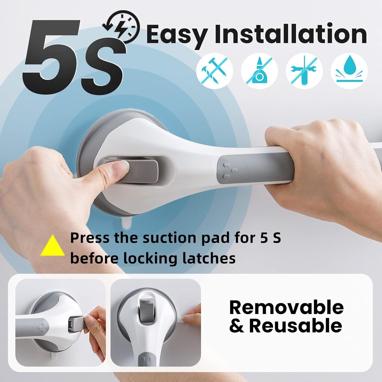 Shower Grab Bar for Elderly
